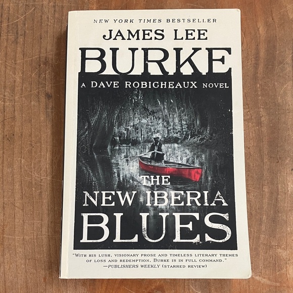 James Lee Burke 'The New Iberia Blues' softcover Book - a dave robicheaux novel - Picture 1 of 16